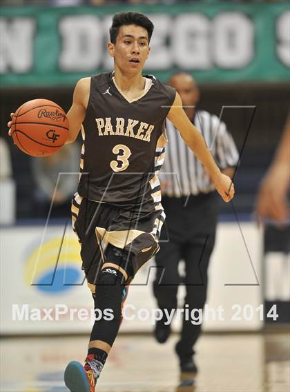 Thumbnail 1 in Parker Vs Mater Dei Catholic (CIF SDS D2 Final) photogallery.