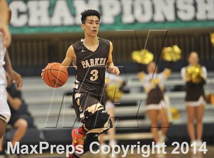 Thumbnail 1 in Parker Vs Mater Dei Catholic (CIF SDS D2 Final) photogallery.
