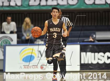 Thumbnail 2 in Parker Vs Mater Dei Catholic (CIF SDS D2 Final) photogallery.