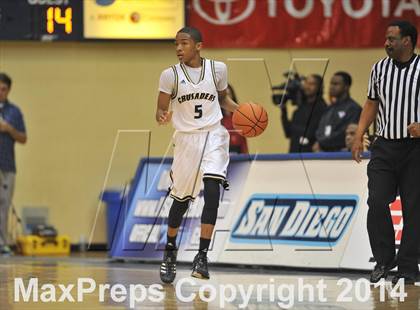 Thumbnail 3 in Parker Vs Mater Dei Catholic (CIF SDS D2 Final) photogallery.