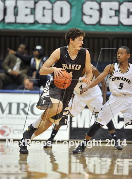 Thumbnail 3 in Parker Vs Mater Dei Catholic (CIF SDS D2 Final) photogallery.