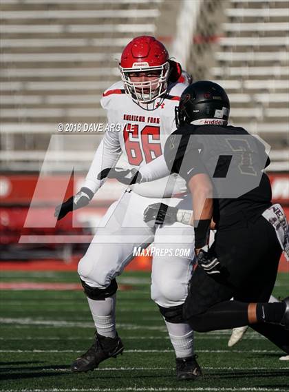 Thumbnail 1 in American Fork vs. Lone Peak (UHSAA 6A Final) photogallery.