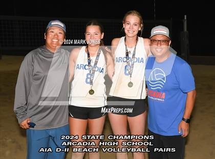 Thumbnail 1 in Arcadia vs. Saguaro (AIA DII Pairs Finals - Awards) photogallery.