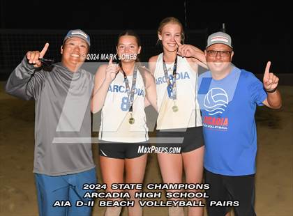 Thumbnail 3 in Arcadia vs. Saguaro (AIA DII Pairs Finals - Awards) photogallery.