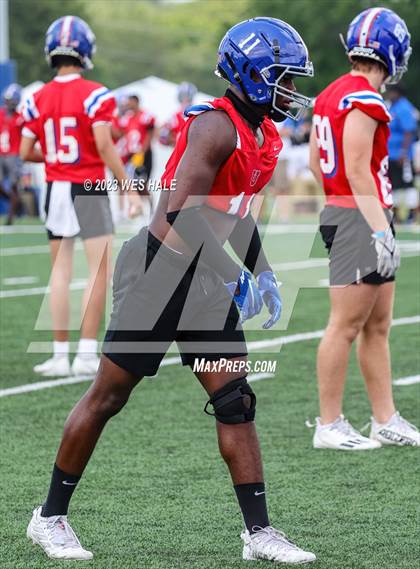 Thumbnail 2 in Germantown vs Memphis University (U of Memphis 7v7) photogallery.