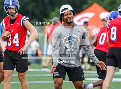 Thumbnail 1 in Germantown vs Memphis University (U of Memphis 7v7) photogallery.