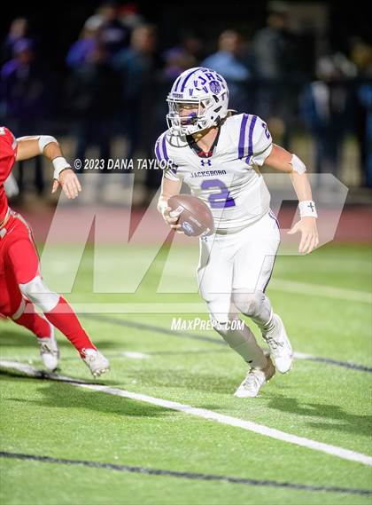 Thumbnail 2 in Jacksboro vs Holliday (UIL 3A Region 1 - D2 Regional Playoff) photogallery.