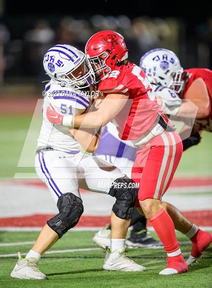 Thumbnail 2 in Jacksboro vs Holliday (UIL 3A Region 1 - D2 Regional Playoff) photogallery.