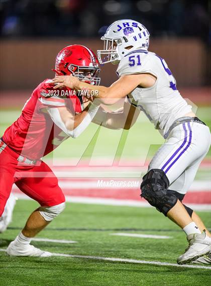 Thumbnail 3 in Jacksboro vs Holliday (UIL 3A Region 1 - D2 Regional Playoff) photogallery.