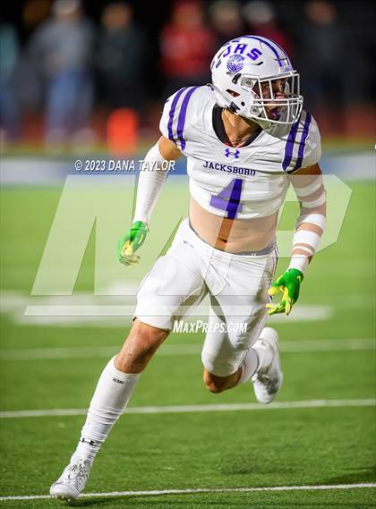 Thumbnail 1 in Jacksboro vs Holliday (UIL 3A Region 1 - D2 Regional Playoff) photogallery.