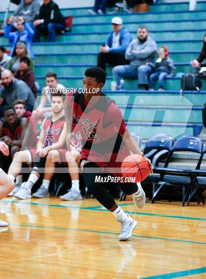 Thumbnail 2 in Layton Christian Academy vs. Star Valley (Eagle Holiday Shootout) photogallery.