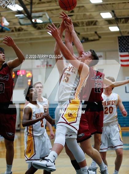 Thumbnail 1 in Layton Christian Academy vs. Star Valley (Eagle Holiday Shootout) photogallery.