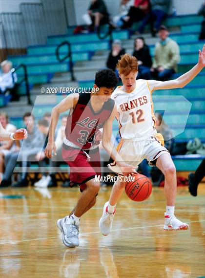 Thumbnail 3 in Layton Christian Academy vs. Star Valley (Eagle Holiday Shootout) photogallery.