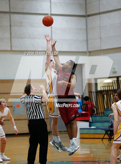 Thumbnail 1 in Layton Christian Academy vs. Star Valley (Eagle Holiday Shootout) photogallery.