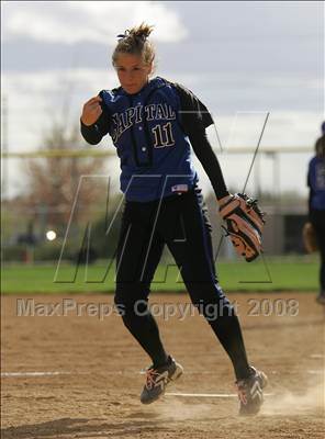 Thumbnail 1 in Capital Christian vs. Roseville (Stephanie LeDoux Tournament) photogallery.