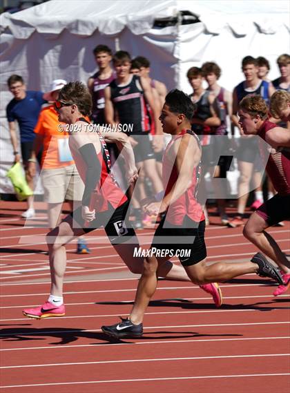Thumbnail 3 in CHSAA Finals (4 x 100 Relay) photogallery.