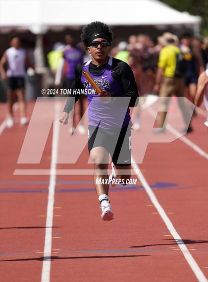 Thumbnail 3 in CHSAA Finals (4 x 100 Relay) photogallery.