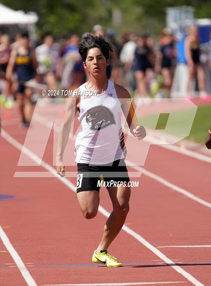 Thumbnail 1 in CHSAA Finals (4 x 100 Relay) photogallery.
