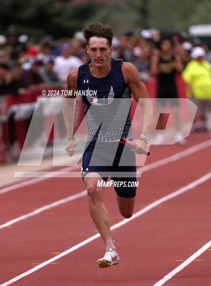Thumbnail 1 in CHSAA Finals (4 x 100 Relay) photogallery.