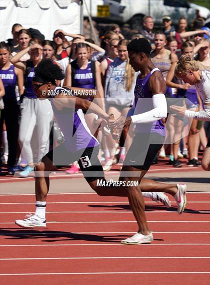 Thumbnail 3 in CHSAA Finals (4 x 100 Relay) photogallery.