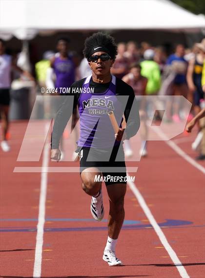 Thumbnail 1 in CHSAA Finals (4 x 100 Relay) photogallery.