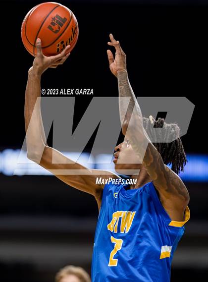 Thumbnail 2 in Boerne vs Washington (UIL 4A Basketball Semifinal) photogallery.