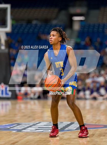 Thumbnail 3 in Boerne vs Washington (UIL 4A Basketball Semifinal) photogallery.