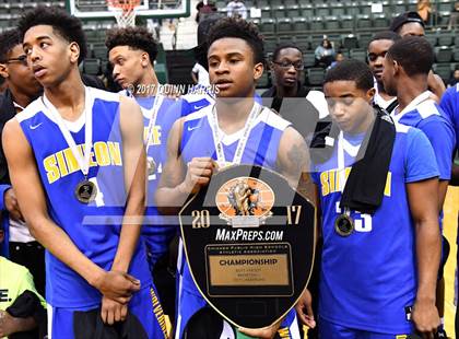 Thumbnail 3 in Morgan Park vs. Simeon (CPHSAA Final) photogallery.