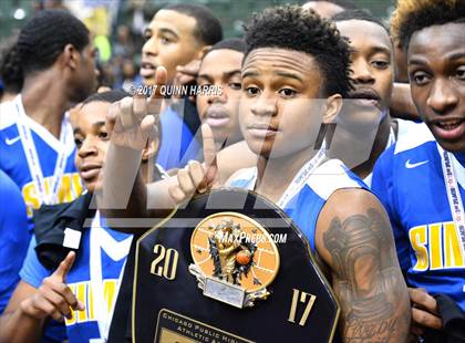 Thumbnail 3 in Morgan Park vs. Simeon (CPHSAA Final) photogallery.