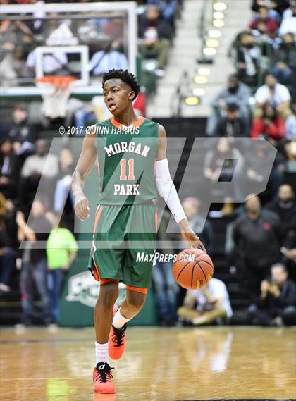 Thumbnail 3 in Morgan Park vs. Simeon (CPHSAA Final) photogallery.