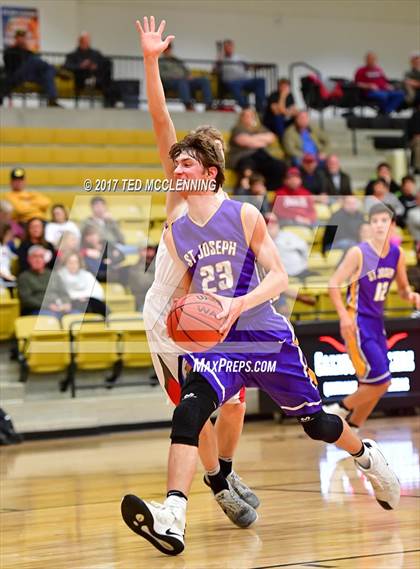 Thumbnail 3 in Pangburn vs. St. Joseph (AAA 2A District Playoff) photogallery.