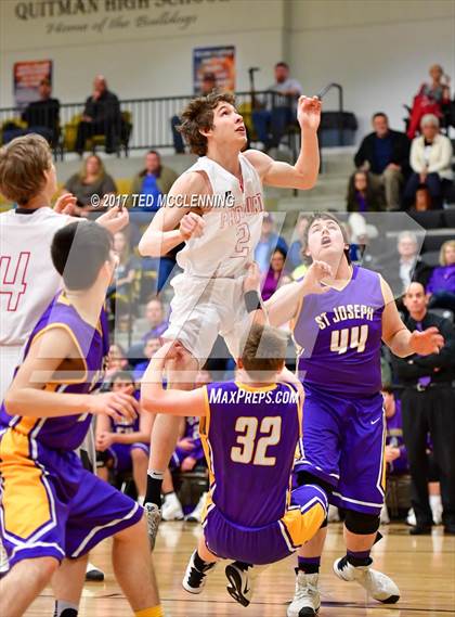 Thumbnail 3 in Pangburn vs. St. Joseph (AAA 2A District Playoff) photogallery.