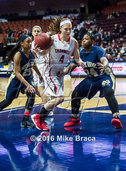 Thumbnail 2 in Cromwell vs. Notre Dame-Fairfield (CIAC Class M Final) photogallery.