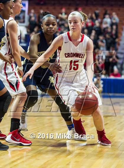 Thumbnail 2 in Cromwell vs. Notre Dame-Fairfield (CIAC Class M Final) photogallery.