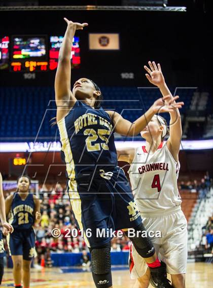Thumbnail 1 in Cromwell vs. Notre Dame-Fairfield (CIAC Class M Final) photogallery.