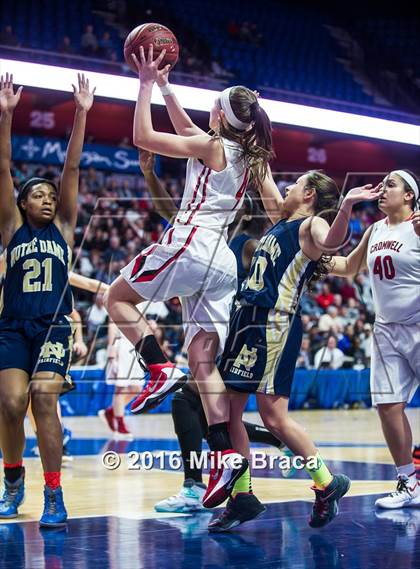 Thumbnail 2 in Cromwell vs. Notre Dame-Fairfield (CIAC Class M Final) photogallery.