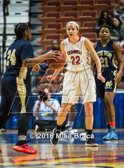 Thumbnail 2 in Cromwell vs. Notre Dame-Fairfield (CIAC Class M Final) photogallery.