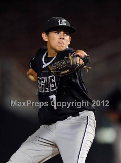 Thumbnail 3 in Rancho Cucamonga vs. Etiwanda (Battle of the Baseline League) photogallery.
