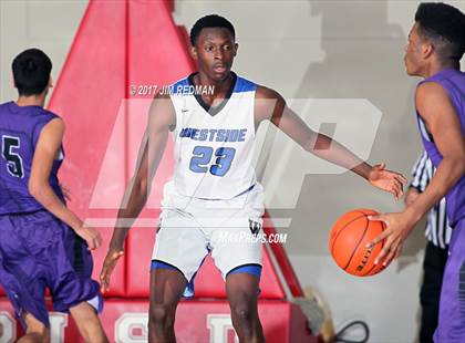 Thumbnail 2 in Angleton vs Houston Westside (McDonald's Texas Invitational) photogallery.