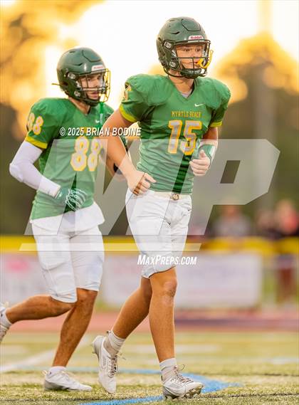 Thumbnail 2 in North Myrtle Beach vs Myrtle Beach (CNB 2025 Kickoff Classic) photogallery.