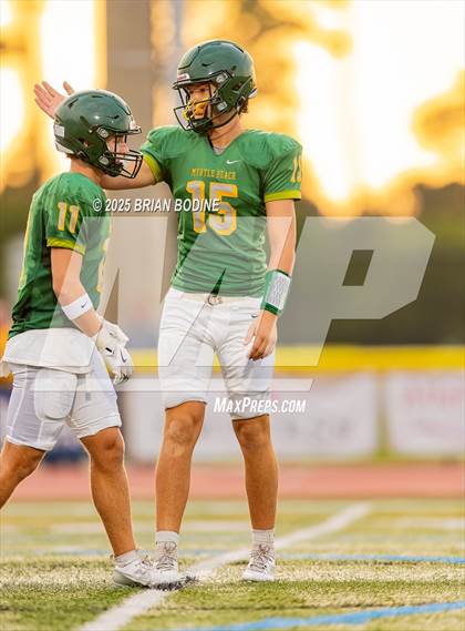 Thumbnail 2 in North Myrtle Beach vs Myrtle Beach (CNB 2025 Kickoff Classic) photogallery.
