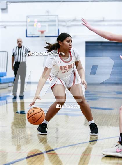 Thumbnail 3 in Oak Park vs Rosary Academy (Riptide GBB Showcase) photogallery.