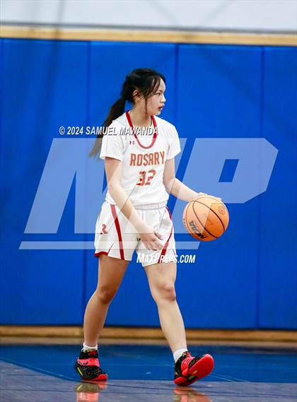 Thumbnail 2 in Oak Park vs Rosary Academy (Riptide GBB Showcase) photogallery.
