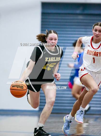Thumbnail 2 in Oak Park vs Rosary Academy (Riptide GBB Showcase) photogallery.
