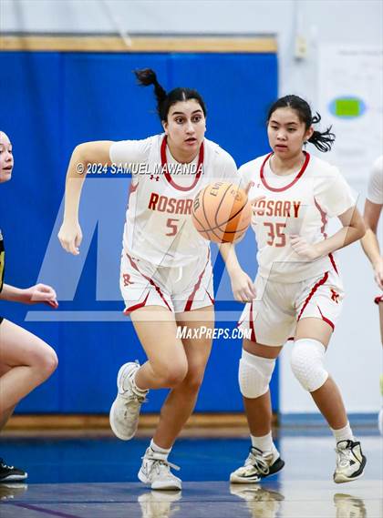 Thumbnail 2 in Oak Park vs Rosary Academy (Riptide GBB Showcase) photogallery.