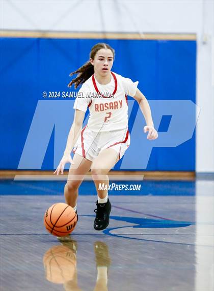 Thumbnail 2 in Oak Park vs Rosary Academy (Riptide GBB Showcase) photogallery.