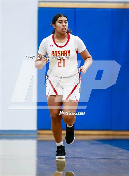 Thumbnail 3 in Oak Park vs Rosary Academy (Riptide GBB Showcase) photogallery.