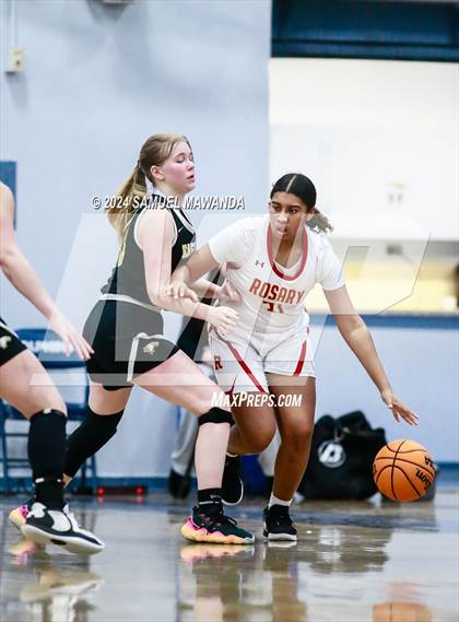 Thumbnail 2 in Oak Park vs Rosary Academy (Riptide GBB Showcase) photogallery.