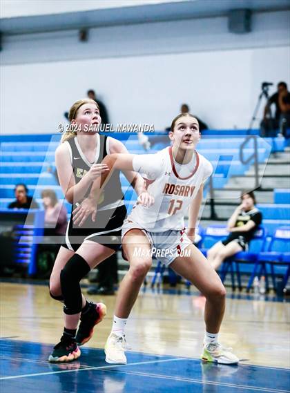 Thumbnail 3 in Oak Park vs Rosary Academy (Riptide GBB Showcase) photogallery.