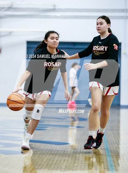 Thumbnail 2 in Oak Park vs Rosary Academy (Riptide GBB Showcase) photogallery.